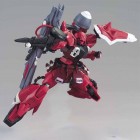 SHINE MODEL RED ZAKU WARRIOR MODEL KIT